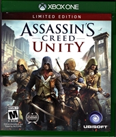 Xbox ONE Assassins Creed Unity Front CoverThumbnail
